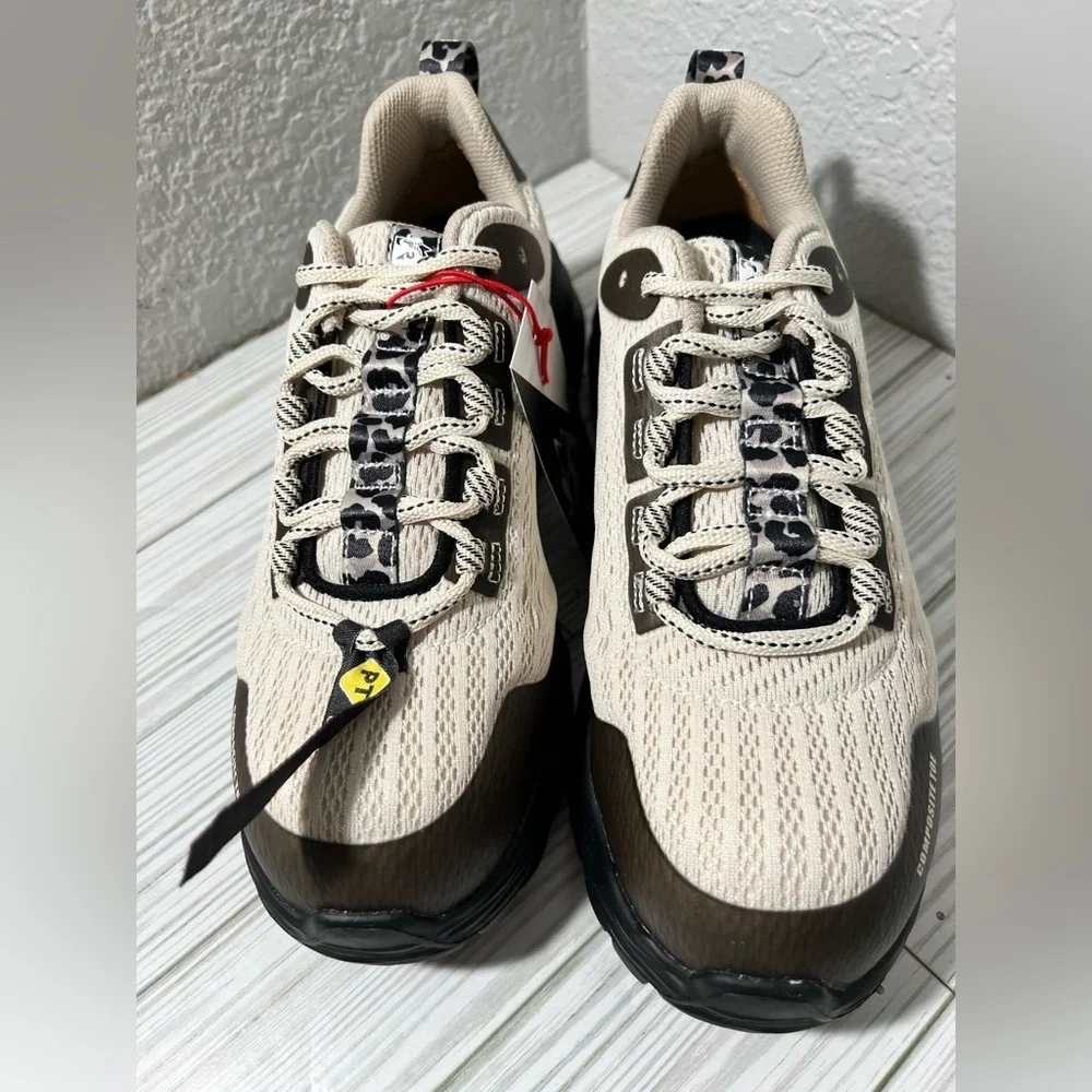 Rocky SR Athletix Composite Toe Beige Work Shoe Sneakers women size 8.5 RKK423ZA
